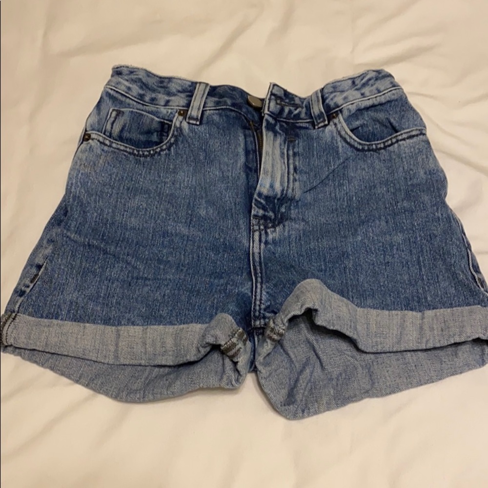 Asos high waist mom shorts